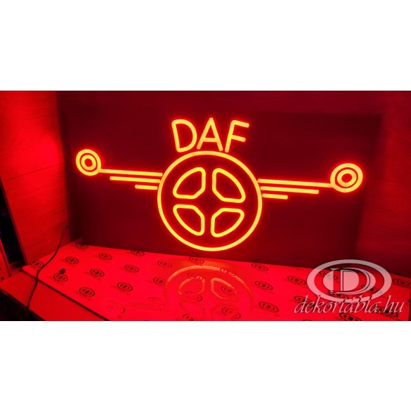 DAF logó neon tábla