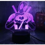 Deadpool világító 3D tábla