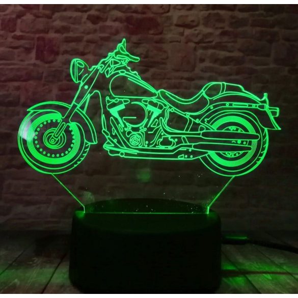 Chopper motor világító 3D tábla