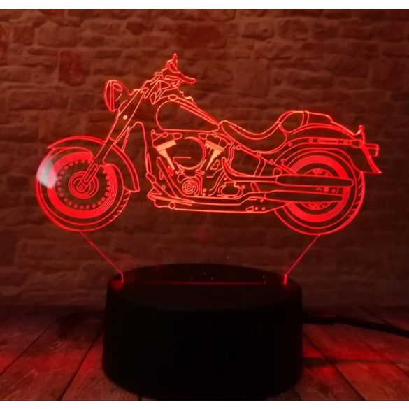 Chopper motor világító 3D tábla