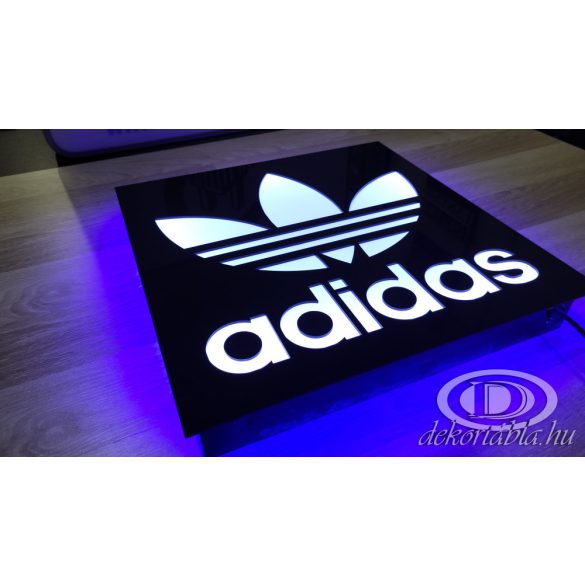 Adidas világító tábla