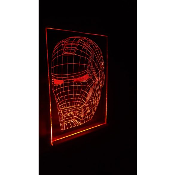 Iron Man világító tábla