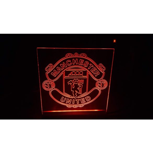 Manchester United világító tábla